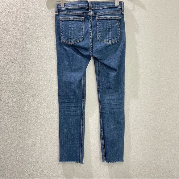 RAG & BONE Skinny Raw Hem Capri Jeans in Sonoma Size 24 - Picture 5 of 12